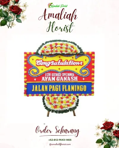 Bunga Papan Congratulation di Kalibanteng Kidul